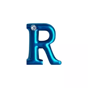 Letras Para Personalização Azul (HA180A) - R - Linda Sex Produtos Eróticos BH, Lingerie sensuais, sex shop.