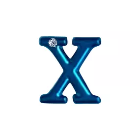 Letras Para Personalização Azul (HA180A) - X - Linda Sex Produtos Eróticos BH, Lingerie sensuais, sex shop.