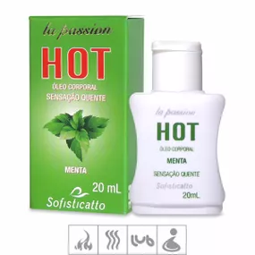 **Óleo Para Massagem La Passion Hot 20ml (ST502) - Menta - Linda Sex Produtos Eróticos BH, Lingerie sensuais, sex shop.