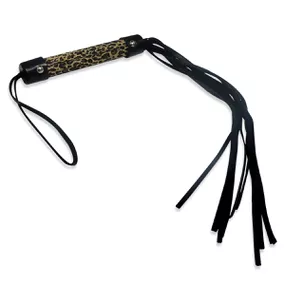*Chicote Hot Flowers 38cm (ST578) - Onça - Linda Sex Produtos Eróticos BH, Lingerie sensuais, sex shop.
