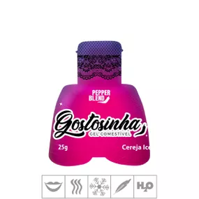 Gel Comestível Gostosinha Ice 25g (ST749) - Cereja - Linda Sex Produtos Eróticos BH, Lingerie sensuais, sex shop.