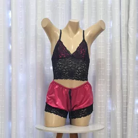 Baby Doll Ivete Íntima Delas (ID897-ST861) - Magenta - Linda Sex Produtos Eróticos BH, Lingerie sensuais, sex shop.