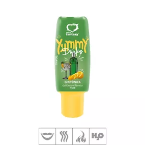 Gel Comestível Yummy Drinks Hot 15ml (ST877) - Gin Tônica - Linda Sex Produtos Eróticos BH, Lingerie sensuais, sex shop.
