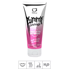 Gel Comestível Yummy Gourmet Hot 45g (ST885) - Chiclete Int... - Linda Sex Produtos Eróticos BH, Lingerie sensuais, sex shop.