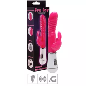 Vibrador Ponto G Com Estimulador SI (5375) - Rosa - lojasacaso.com.br Lingerie Sensual e Sex Shop