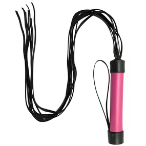 *Chicote 80cm Dominatrixxx (DX780-ST679) - Rosa - lojasacaso.com.br Lingerie Sensual e Sex Shop