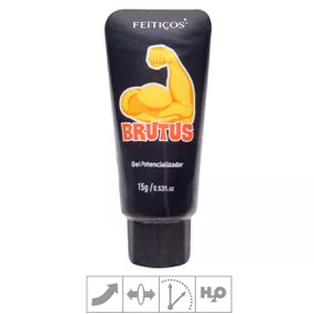Gel Potencializador Masculino Brutus 15g (FE9890) - Padrão - lojasacaso.com.br Lingerie Sensual e Sex Shop