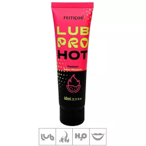 Lubrificante LubPro Hot 60ml (FE9922) - Melancia - lojasacaso.com.br Lingerie Sensual e Sex Shop