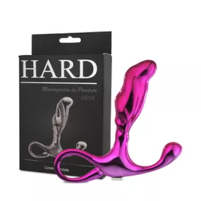 Massageador de Próstata em Metal (HA125) - Rosa - lojasacaso.com.br Lingerie Sensual e Sex Shop