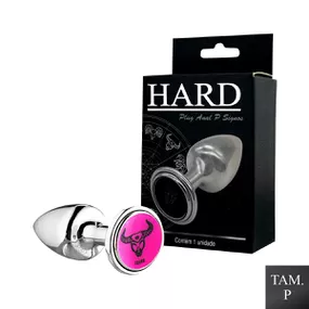 Plug de Metal P Signos Touro (HA162TO) - Cromado - lojasacaso.com.br Lingerie Sensual e Sex Shop