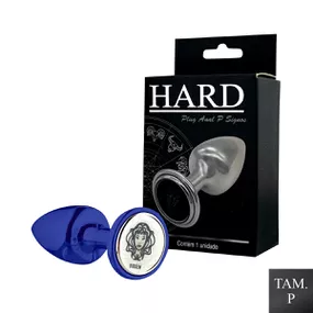 Plug de Metal P Signos Virgem (HA162VI) - Azul - lojasacaso.com.br Lingerie Sensual e Sex Shop