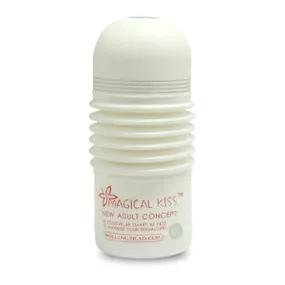 Masturbador De Copinho Magical Kiss VP (MA003) - Branco - lojasacaso.com.br Lingerie Sensual e Sex Shop