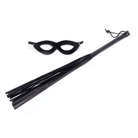 Kit Tiazinha Com Chicote Sexy Fantasy (SF904) - Preto - lojasacaso.com.br Lingerie Sensual e Sex Shop