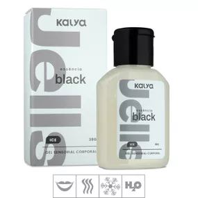 *Gel Comestível Jells Ice 30ml (ST107) - Black Ice - lojasacaso.com.br Lingerie Sensual e Sex Shop