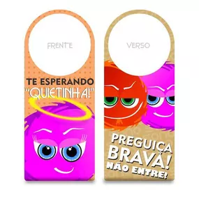 Aviso De Porta Fofuras Da Maçaneta (ST190) - Te Esperando Qu... - lojasacaso.com.br Lingerie Sensual e Sex Shop