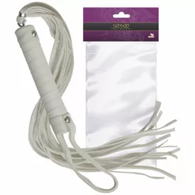 Chicote Comum 40cm (ST200) - Branco - lojasacaso.com.br Lingerie Sensual e Sex Shop