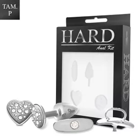Kit Plug Cravejado Com Base Removivel P (HA131-ST616) - Crom... - lojasacaso.com.br Lingerie Sensual e Sex Shop