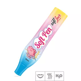 **Caneta Comestível Soft Pen 35ml (ST672) - Algodão Doce - lojasacaso.com.br Lingerie Sensual e Sex Shop