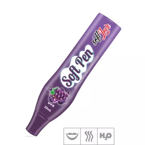 **Caneta Comestível Soft Pen 35ml (ST672) - Uva - lojasacaso.com.br Lingerie Sensual e Sex Shop