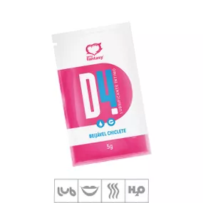Lubrificante Beijável D4 Sachê 5g (ST796) - Chiclete - lojasacaso.com.br Lingerie Sensual e Sex Shop