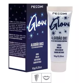 Gel Comestível Glow 10g (ST935) - Algodão Doce - lojasacaso.com.br Lingerie Sensual e Sex Shop