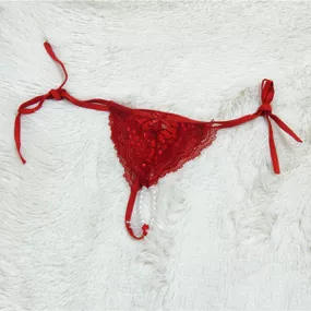 Calcinha Tailandesa 50 Tons (TO002-ST556) - Vermelho - lojasacaso.com.br Lingerie Sensual e Sex Shop