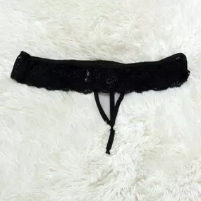 Calcinha Noite Núpcias 50 Tons (TO018) - Preto - lojasacaso.com.br Lingerie Sensual e Sex Shop