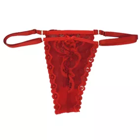 Calcinha Para Personalização (TO029) - Vermelho - lojasacaso.com.br Lingerie Sensual e Sex Shop