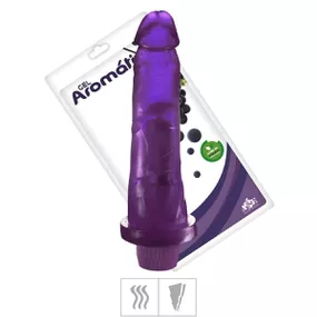 *Prótese 18x16cm Com Vibro Aromática (UVA03A-02566) - Uva - lojasacaso.com.br Lingerie Sensual e Sex Shop