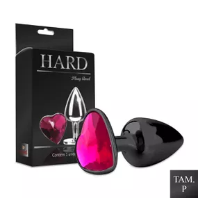 Plug de Metal P Pedra Formato de Coração Hard (CSA121-HA121)... - lojasacaso.com.br Lingerie Sensual e Sex Shop