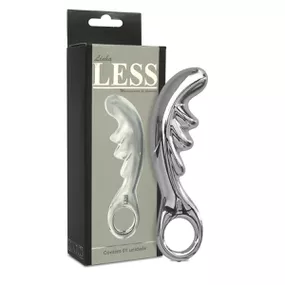Massageador De Próstata Less (HA154) - Cromado - lojasacaso.com.br Lingerie Sensual e Sex Shop