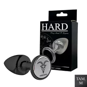 Plug Metálico M Signos Capricórnio (HA163CP) - Onix - lojasacaso.com.br Lingerie Sensual e Sex Shop
