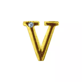 Letras Para Personalização Dourada (HA180D) - V - lojasacaso.com.br Lingerie Sensual e Sex Shop