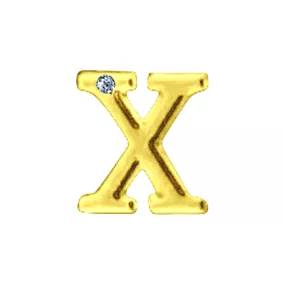 Letras Para Personalização Dourada (HA180D) - X - lojasacaso.com.br Lingerie Sensual e Sex Shop