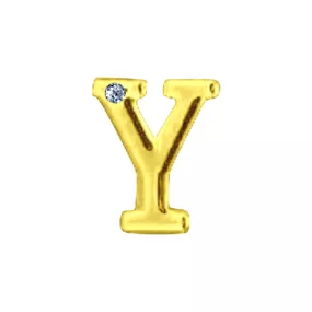 Letras Para Personalização Dourada (HA180D) - Y - lojasacaso.com.br Lingerie Sensual e Sex Shop