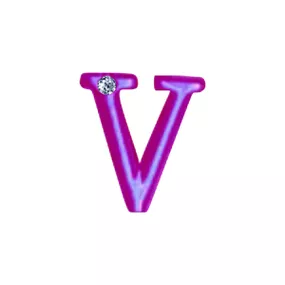 *Letras Para Personalização Rosa (HA180R). - V - lojasacaso.com.br Lingerie Sensual e Sex Shop