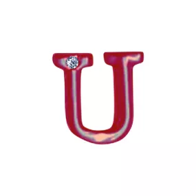 *Letras Para Personalização Vermelha (HA180V). - U - lojasacaso.com.br Lingerie Sensual e Sex Shop