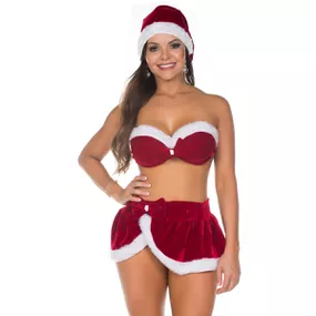 Fantasia Mamãe Noel de Saia (PS4201) - Padrão - lojasacaso.com.br Lingerie Sensual e Sex Shop
