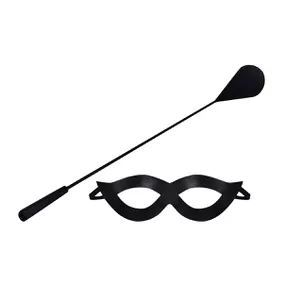 Chibatinha Com Máscara Simples Sexy Fantasy (SF926) - Preto - lojasacaso.com.br Lingerie Sensual e Sex Shop