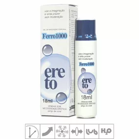 Excitante Masculino Ferro 1000 Ereto 18ml (SL052) - Padrão - lojasacaso.com.br Lingerie Sensual e Sex Shop