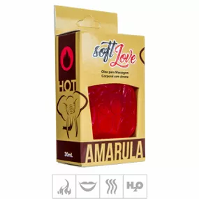 **Gel Comestível Soft Love Hot 30ml (ST116) - Amarula - lojasacaso.com.br Lingerie Sensual e Sex Shop