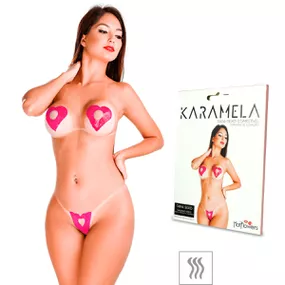 Tapa-Sexo Comestível Karamela Formato Coração (ST594) - Mo... - lojasacaso.com.br Lingerie Sensual e Sex Shop