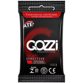 *-Preservativo Gozzi Touch Sensitive 3un Validade 02/22 (175... - lojaSeduzir.com.br Sex Shop e Lingerie Sensual em BH