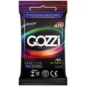 *-Preservativo Gozzi Sensation 3un Validade 02/22 (17566) - ... - lojaSeduzir.com.br Sex Shop e Lingerie Sensual em BH