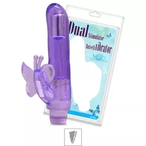 *Vibrador Com Estimulador Butterfly SI (5109) - Roxo - lojaSeduzir.com.br Sex Shop e Lingerie Sensual em BH