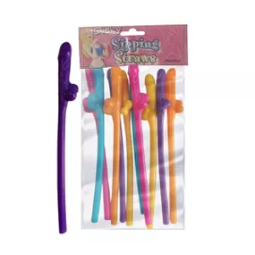 Canudo Formato De Pênis Dicky Com 6un SI (5735) - Variados - lojaSeduzir.com.br Sex Shop e Lingerie Sensual em BH