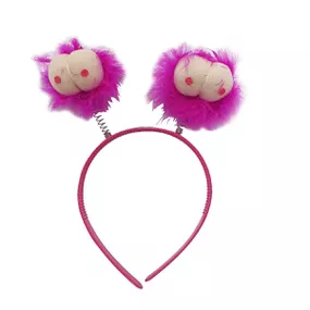 Tiara de Seios Com Pelúcia SI (5743) - Rosa - lojaSeduzir.com.br Sex Shop e Lingerie Sensual em BH
