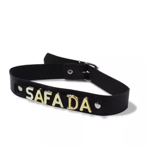 Coleira Personalizada (CPS06-CPG06-ST829) - Safada - lojaSeduzir.com.br Sex Shop e Lingerie Sensual em BH