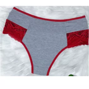 Calcinha Margarida (DR0081) - Cinza - lojaSeduzir.com.br Sex Shop e Lingerie Sensual em BH