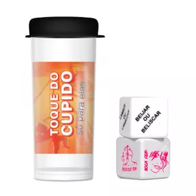Dado Duplo Toque do Cupido Só Para Elas (ER-08) - Padrão - lojaSeduzir.com.br Sex Shop e Lingerie Sensual em BH